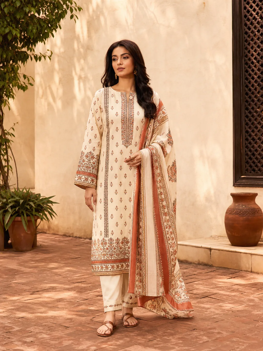 Cotton Three Pieces